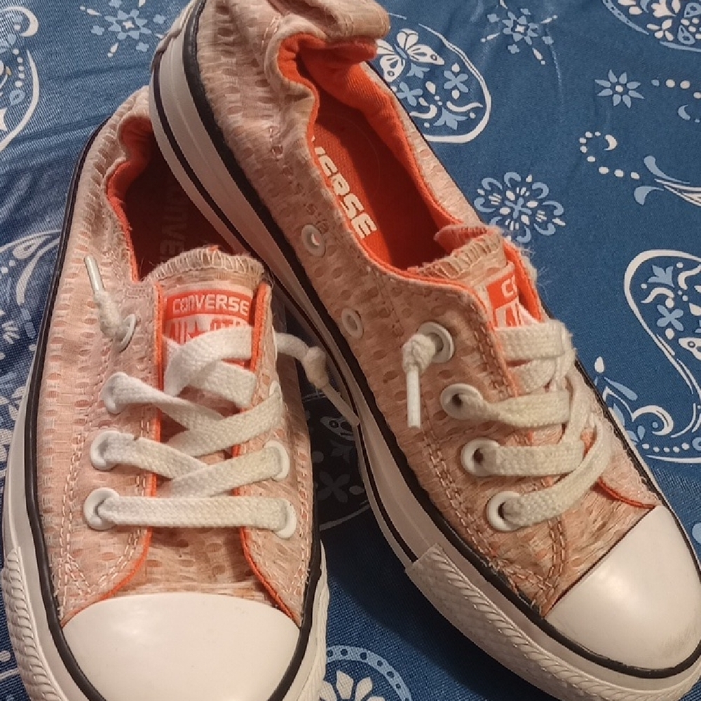 Converse Kids Sneakers - Orange and White